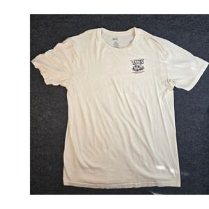 Vans Off The Wall Skull Graphic Tee Growing On You Vintage Wash Skate Size L